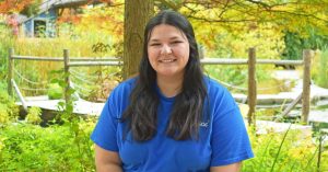 Animal Nutrition Lead Riley Hill Zoo Employee smiling